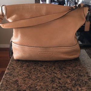 Beige COACH handbag